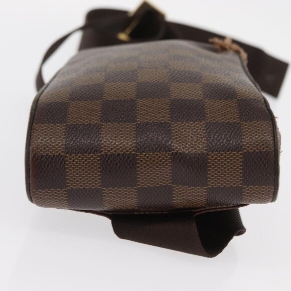 Authentic LOUIS VUITTON Damier Ebene Geronimos Shoulder Bag N51994 LV - Picture 10 of 16